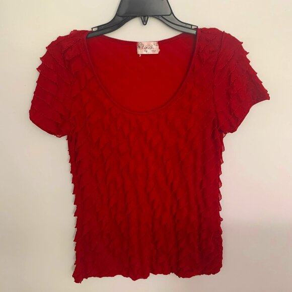 Lavish Women's Blouse S/L Like New - Picture 2 of 8